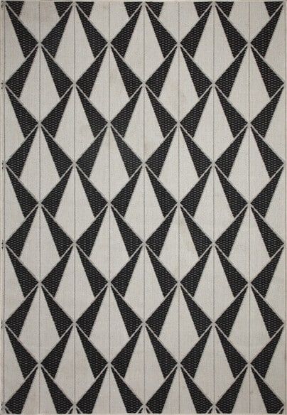 Dynamic Rugs VILLA 1641-910 Black and Ivory